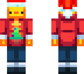 Hive Style Duck in Red Christmas Sweater