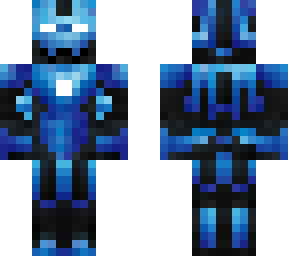 Crystal Blue Iron Man